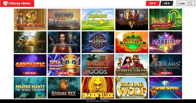 Discover the Thrill of VegasHero Casino in the UK Today